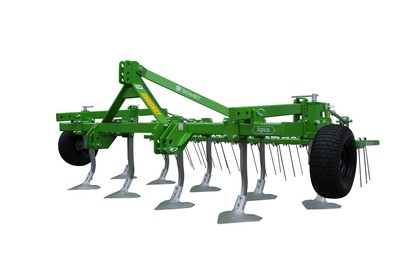 Stubble cultivators with spring toothed harrow Apus