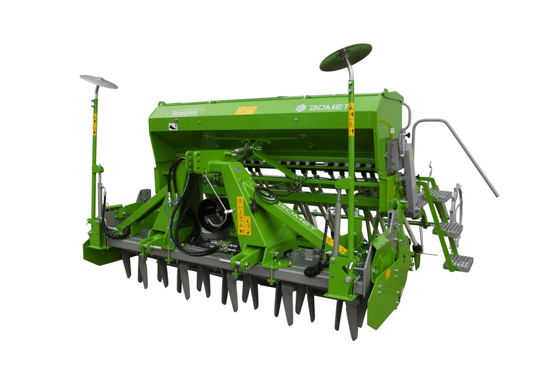 Universal seed drills mounted on power harrow Scorpius